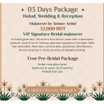 03 Days Package Holud, Wedding & Reception